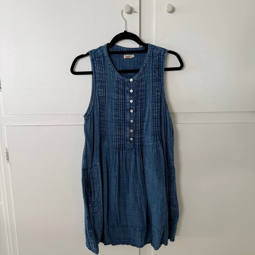 Faherty Dream Cotton Gauze Isha Dress - Picture 6 of 9